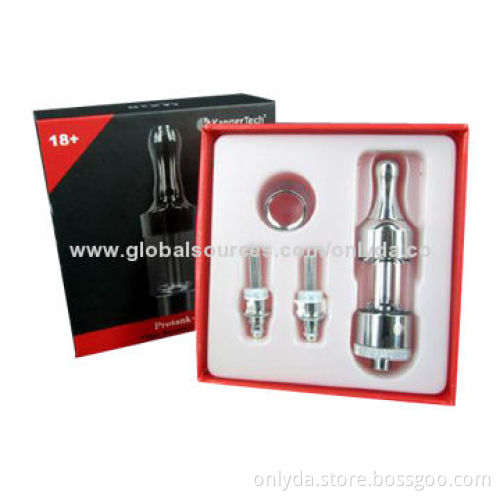 Huge Vapor Kanger Protank 3 Atomizer, Dual-coil Replacement, Pyrex Glass Tube/Tank, 2.5mL Capacity
